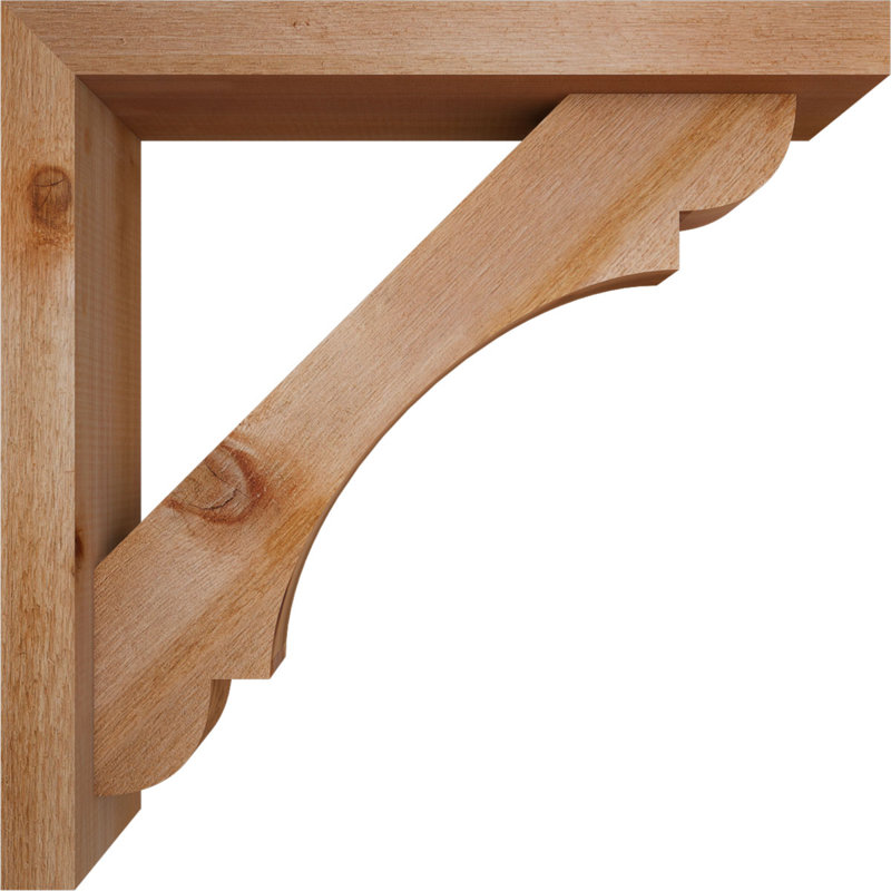 Support de bloc olympique avec entretoise décalée, 24 x 24, Cèdre rouge occidental de l 4 po (scié brut)