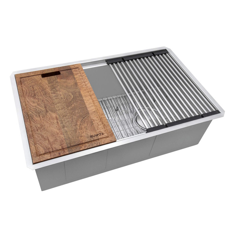 36" L x 19" W Undermount Kitchen Sink