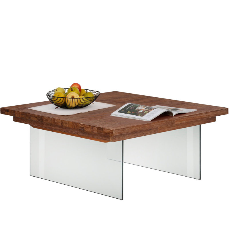 Courser Solid Wood Coffee Table, Brown, H40 x L60 x W60cm