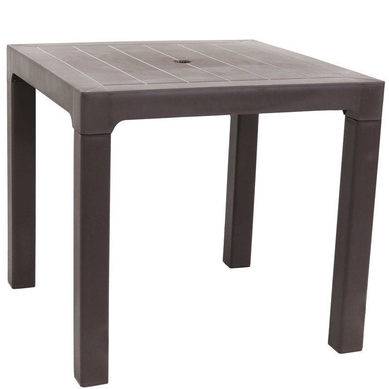 Dorthula 31.25" Polypropylene Square Dining Table