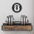 4 Pack Moveable Fridge Magnetic Spice Racks,Metal(Wood)