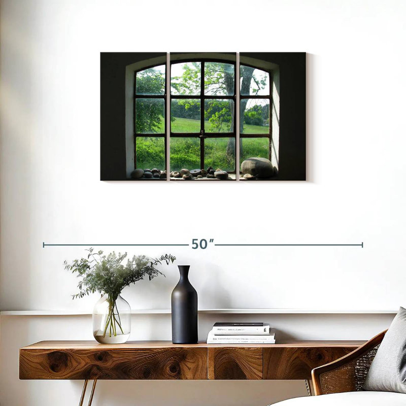 Lilie Old Stable Window, 20" H x 33" W