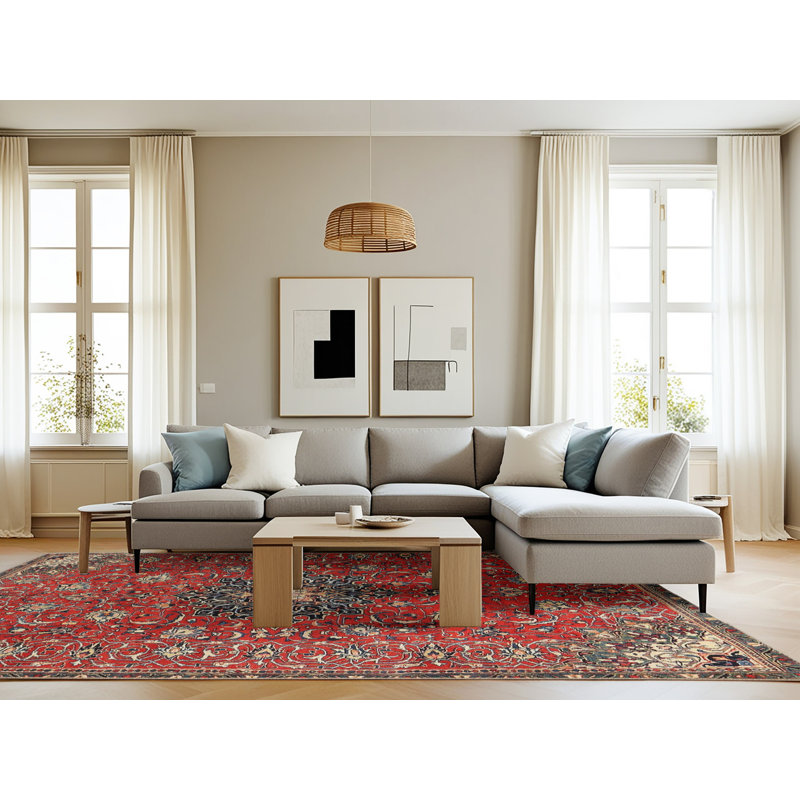 Tapis oriental tissé à la machine Cobert, Rectangle 8 pi x 10 pi