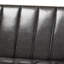 Canapé 3 places Daventry en similicuir noir de style Mid-Century moderne, H 31,33 po x l 63,09 po x P 29,3 po-322341712-322341717