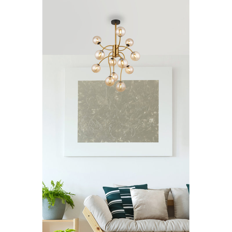 Ligonier Flush Mount, Gold colours