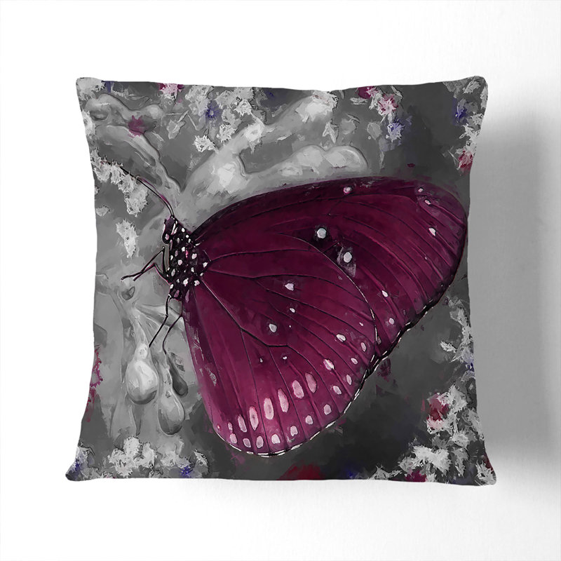 Abstract Square Cushion, 40cm H x 40cm W x 15cm D, Stone