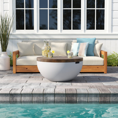 Berta Round Coffee Table