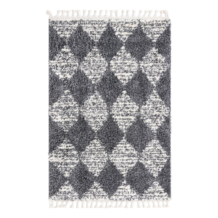 Serenity Shag Geometric Indoor Rug