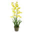 Plastic, Silk Artificial Arrangement in Planter