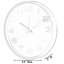 Horloge murale ronde 12 po en aluminium décorative moderne pour le salon, la cuisine ou la salle à manger