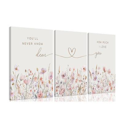 3 Piece Wrapped Canvas Print