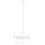 Luminaire suspendu sphère 1 lumière Levesque-770016695