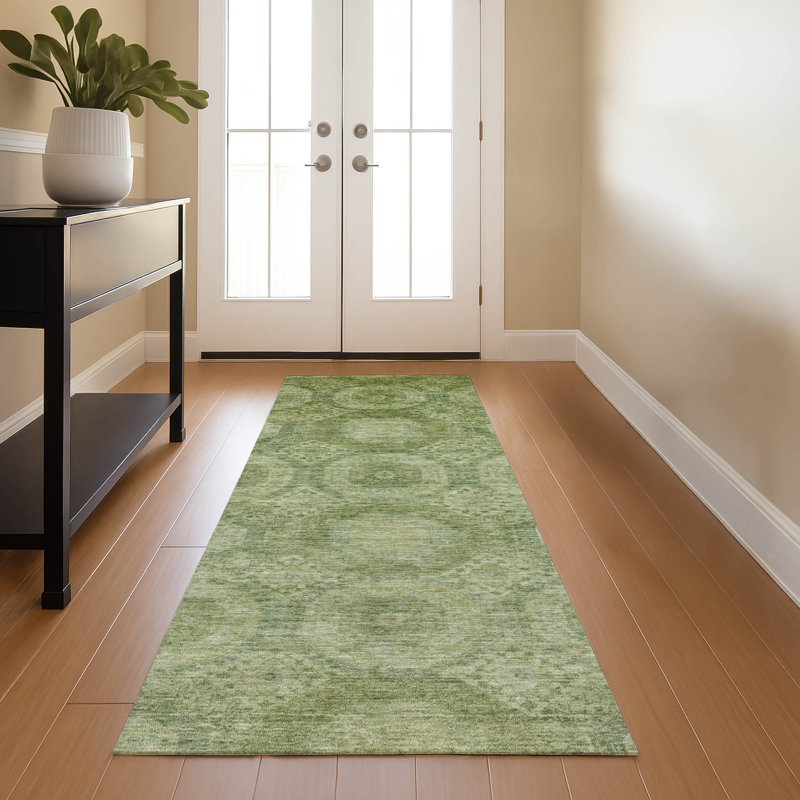 Premium Machine Washable Alaina AMF1925 Panels Rug, Runner 2'3" x 7'6"