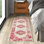 Tapis intérieur oriental ivoire / rose Abbate