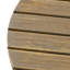 Table d'appoint en bois de 40 cm (16 po) avec finition grise, idéale pour les espaces de divertissement extérieurs. Construction robuste.