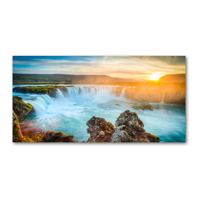 Waterfall - No Frame Print on Canvas