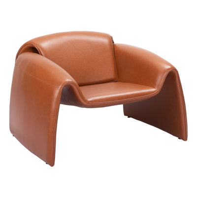 Horten Faux Leather Armchair