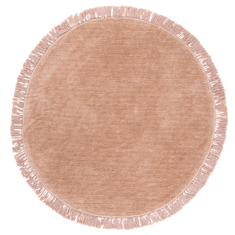 Vermont 575 Hand Tufted Performance Solid Color Rug, Round 5'
