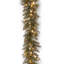 Glittery Bristle Pine Pre-Lit Garland