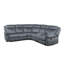 Velvet Reclining Curved Sectional Symmetrical-248631026