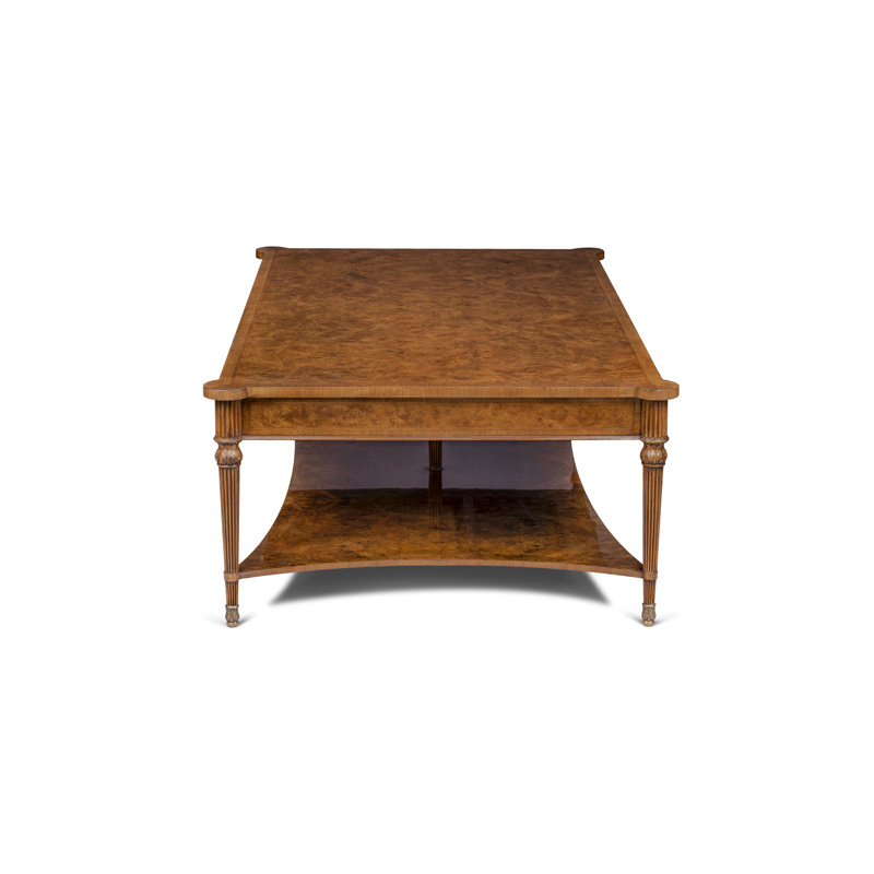 Scarborough House Solid Wood Cocktail Table, Walnut