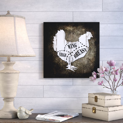 «Butcher Shop III» par LightBoxJournal, reproduction d'art textuel sur toile tendue