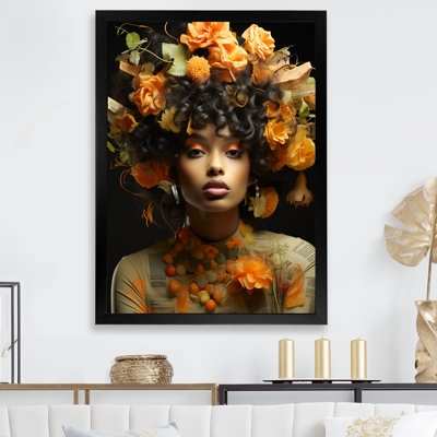 " Cantaloupe Cantos Woman Portrait "