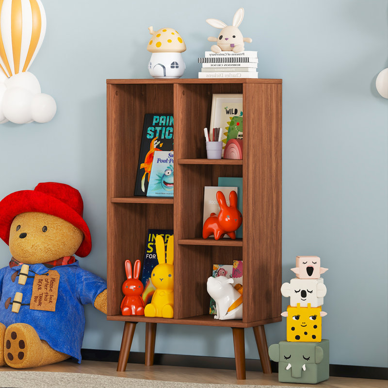 Bibliothèque standard Adisyn Isabelle & Max ™, Noyer héritage, H 36,5 po x l 19,7 po x P 9,4 po