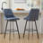 Avianah Swivel Upholstered Counter Stool with Metal Frame-104743609