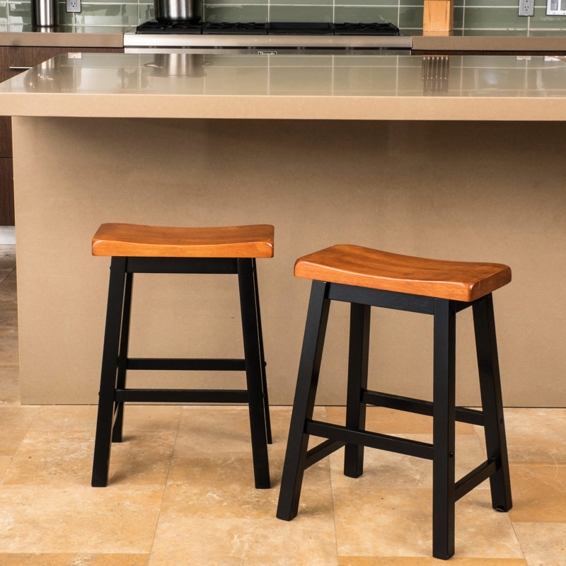 Tabouret de 24 po en noyer