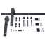 Coast Sequoia 84"H Embossing Bi-Fold Barn Door With Sliding Hardware Kit-87816799-88078548
