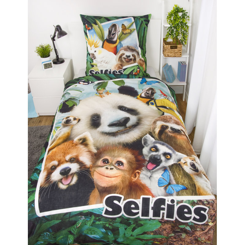 Selfies Jungle Duvet Cover Set