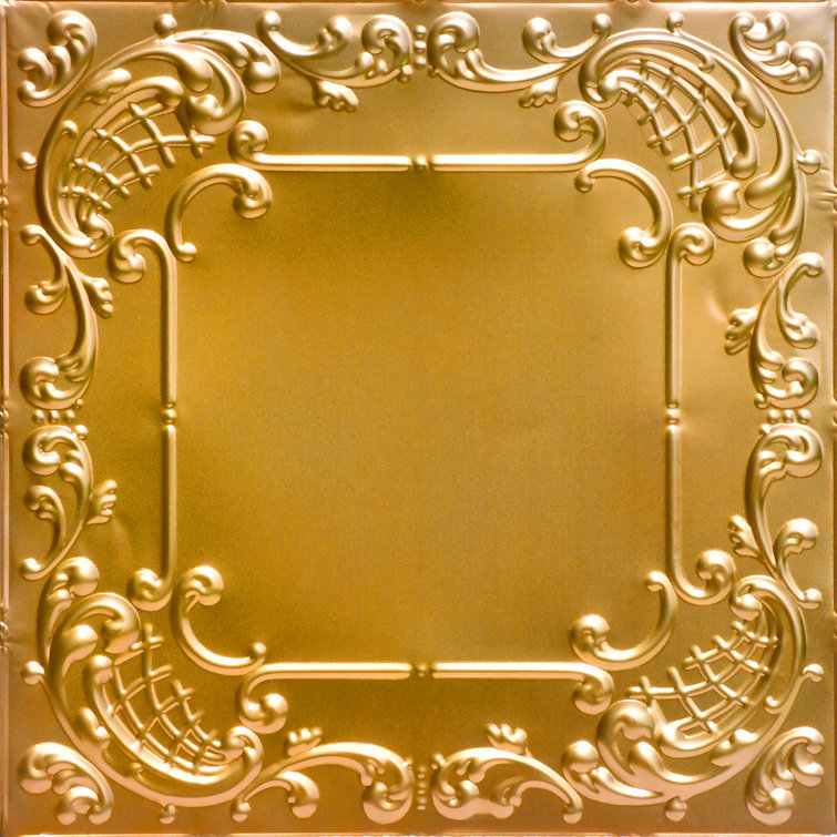 Baby's Breath 2 ft. x 2 ft. Drop-in Tin Ceiling Tile