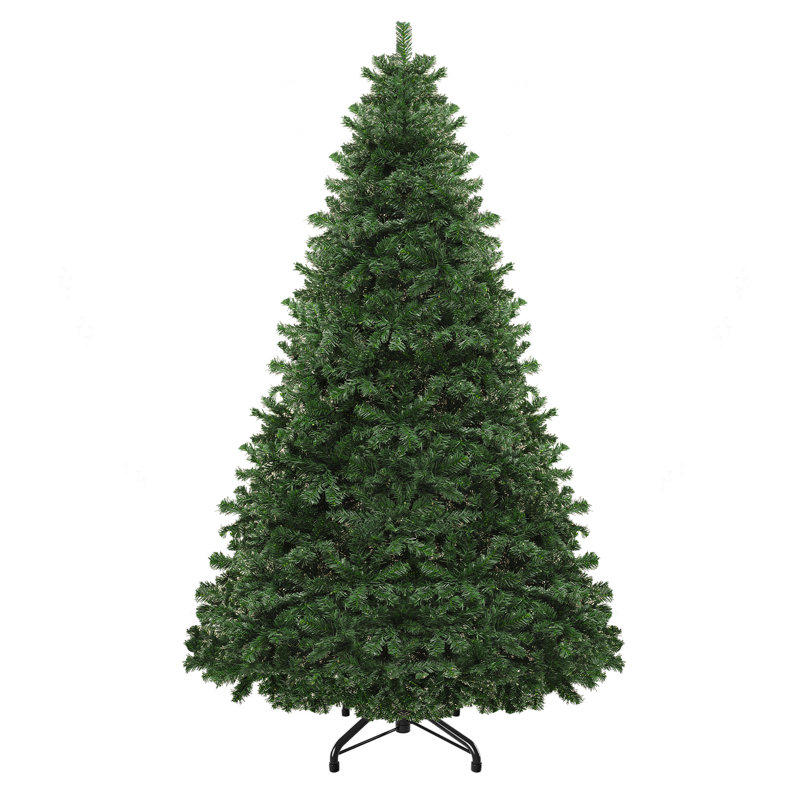  Arbre de Noël artificiel vert 6 pi, épinette artificielle, arbre des Fêtes, arbre saisonnier avec branches articulées et base pliable