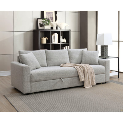Canapé-lit Boucle Sleeper avec 2 coussins décoratifs
