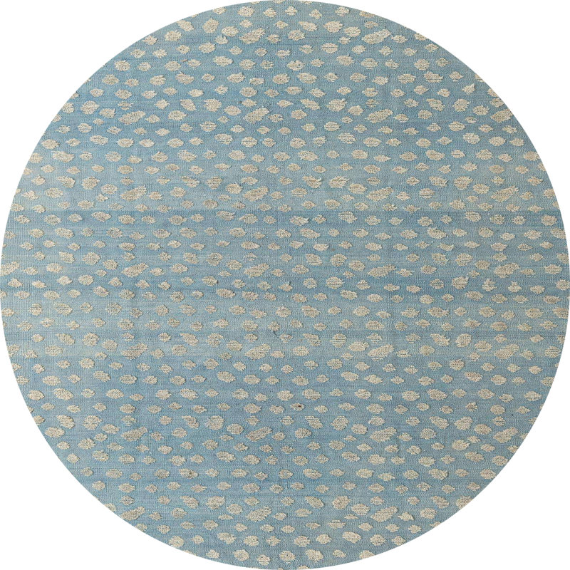 Moiriosa Abstract Indoor Rug, Round 6'