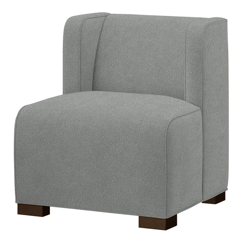 Fauteuil de chambre Joan, Expresso, Rise fumée (tissu performance) 1357-93