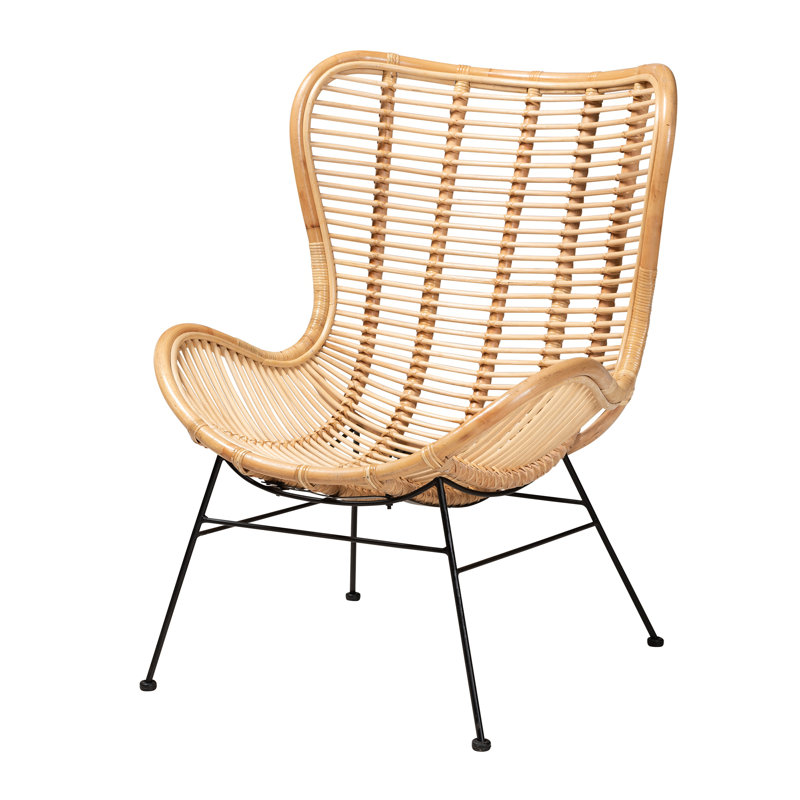 Chaise de style traditionnel décontracté, Brown/Black