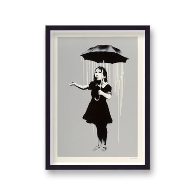 Banksy Editions Nola (Grey) - Single Picture Frame Print