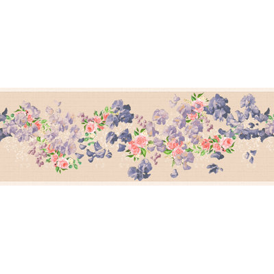 Peel & Stick Floral Border
