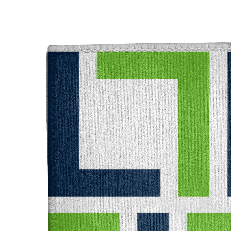 Geometric Indoor Rug, Rectangle 9' x 12'