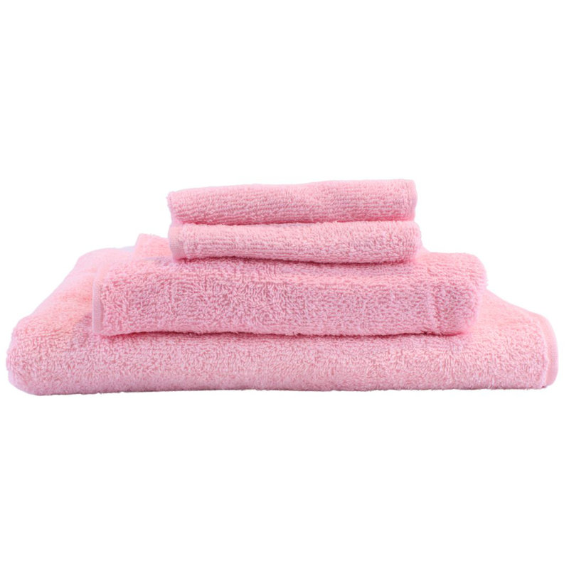 Towel Set - Super Soft 100% Combed Cotton 2 Face Towels,1 Hand Towel & 1 Bath Towel, 390 GSM, Soft & Absorbent Bundle, (PEACH)