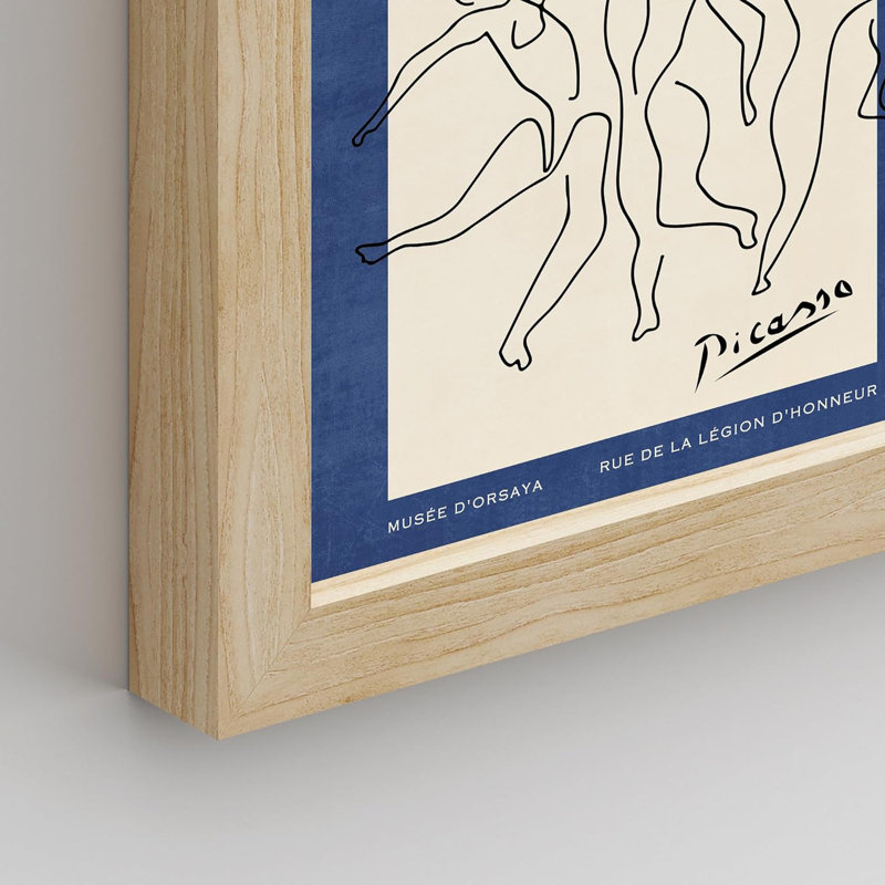 "Picasso Style Morris Florsl", art moderne abstrait boho pour le salon, la chambre à coucher, le bureau, impression encadrée sur papier, 7 pièces