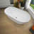 Free Standing Tub 51" x 27.5" Deep Soaking Bath Tub Acrylic Freestanding Bathtub J25 Soaker Tub