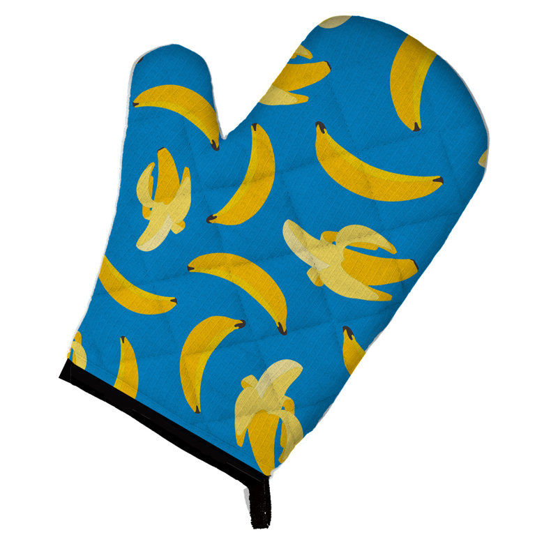 Caroline's Treasures Oven Mitt, Green/Yellow