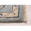 Tapis bleu nouvel âge en laine 4 pi 11 po x 6 pi 6 po Zayion