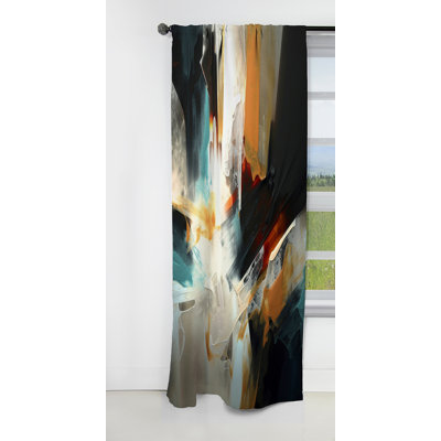 Marshall - Rideau occultant abstrait minimalisme - 1 panneau