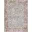 Antique Loom Blue/Rust Polyester powerloom Area Rug-1528685710