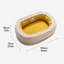  Lit pour chien lavable Donut, jaune ginkgo, taille XL-1591085576