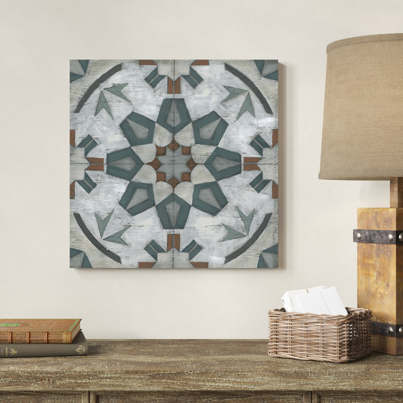 Verdigris Tile I, H 20 po x l 20 po